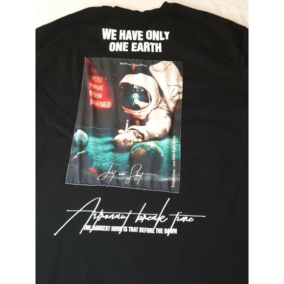 Machinist/Space Series T Shirt 'Just One Shot' Med Front/Back - Picture 2 of 10
